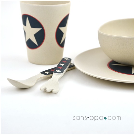 Set vaisselle biodégradable - Chirpy Bird