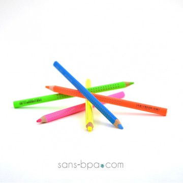 Surligneur fluo bois zéro plastique Faber Castell