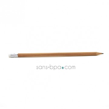 Crayon en bois HB & sa mine naturelle