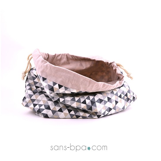 Sac à pain - Modèle corbeille Arlequin