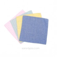 Lot 4 mouchoirs coton BIO