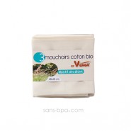 Lot 3 mouchoirs coton BIO