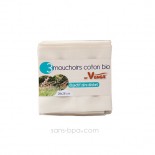 Lot 3 mouchoirs coton BIO