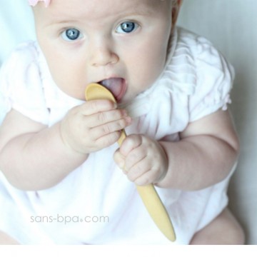 2 Cuillères long manche Bébé BAMBU 2