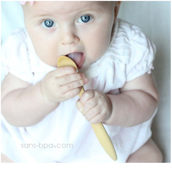 2 Cuillères long manche Bébé - BAMBU