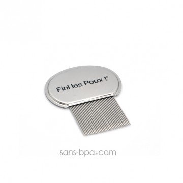 Peigne à poux inox - Fini les poux