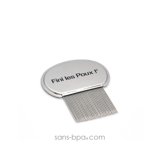 Peigne à poux inox - Fini les poux