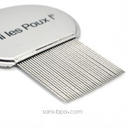 Peigne à poux inox - Fini les poux
