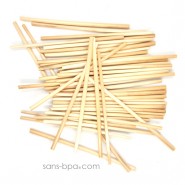 50 pailles en pailles naturelle - Small
