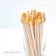 50 pailles en pailles naturelle - Small
