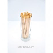 50 pailles en pailles naturelle - Small