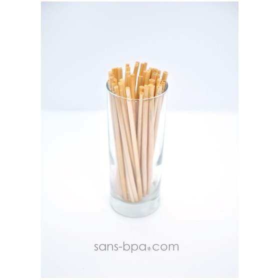 50 pailles en pailles naturelle - Small