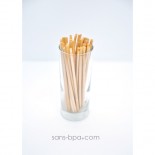 50 pailles en pailles naturelle - Small