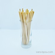 50 pailles en pailles naturelle - Small
