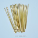 50 pailles en pailles naturelle - Small