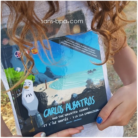Livre pour enfant - Carlos Albatros & l'île hantée - JARVIN JAUDEAU
