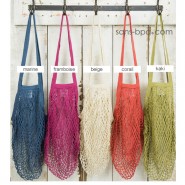 Filet à provisions anses longues - Prune