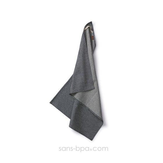 Tablier bleu rayures