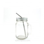 Ensemble 4 pailles inox - Courtes & courbes