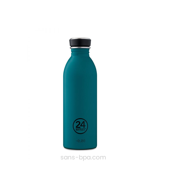 Gourde inox 500 ml URBAN - LAGOON BLUE
