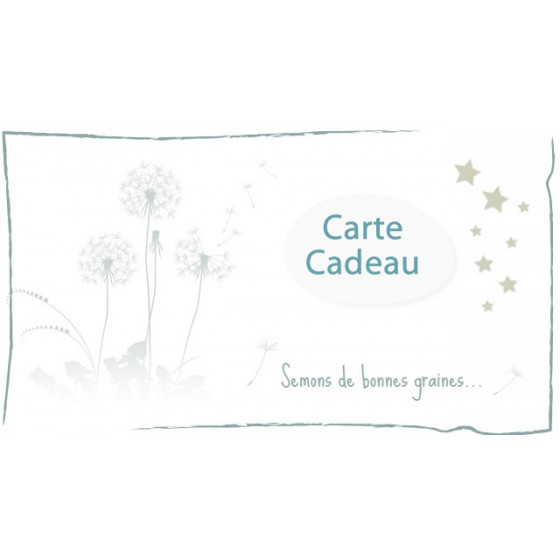 Carte cadeau 80 € | Sans BPA