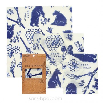 3 Emballages Bee's Wrap S-M-L - Bears