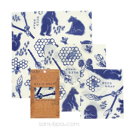 3 Emballages Bee's Wrap S-M-L - Bears