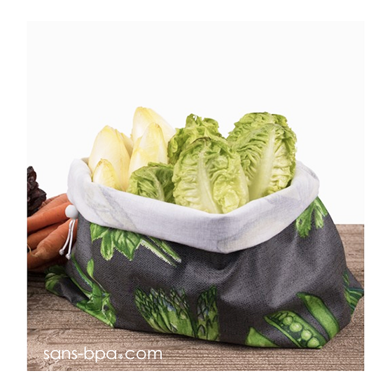 Sac à salades - Modèle Piments - GRAND
