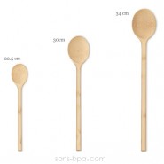Cuillère de cuisine en bambou 38cm - LARGE