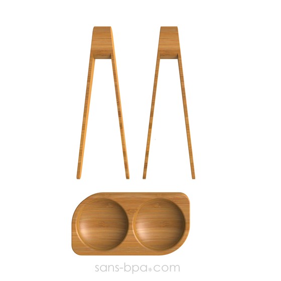 Pince à toast 24 cm Bambou