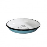Assiette inox à bords SMALL