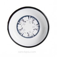 Assiette fer émaillé - Moomin Bleu