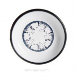 Assiette fer émaillé - Moomin Bleu