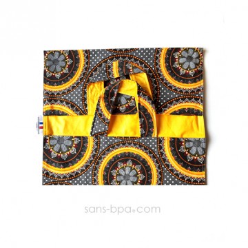 Sac à plats - Modèle Cercles jaunes