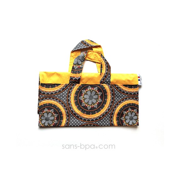 Sac à plats - Modèle Cercles jaunes