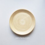 Assiette bambou 25 cm - NATUREL