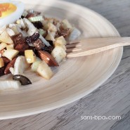 Assiette bambou 25 cm - NATUREL