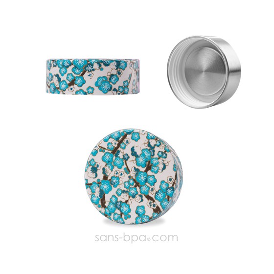 Théière verre isotherme 320 ml WASHI BLEU