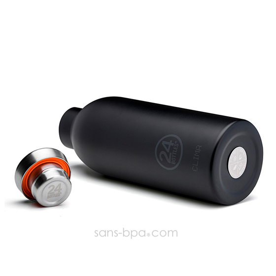 Bouteille inox isotherme 850ml - CLIMA TUXEDO BLACK