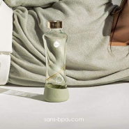 Gourde verre 550 ml PLUME