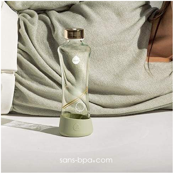 Gourde verre 550 ml PLUME