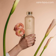 Gourde verre 750 ml - MISMATCH - Ginko