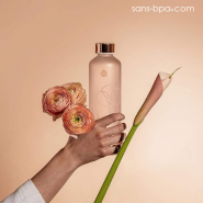 Gourde verre 750 ml - MISMATCH - Ginko