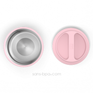 Boite repas inox isotherme 650 ml - Noir