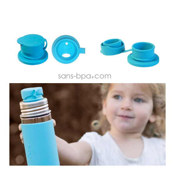 Gourde inox 550ml - Bicolor Bleu