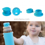 Gourde inox 550ml - Bicolor Bleu