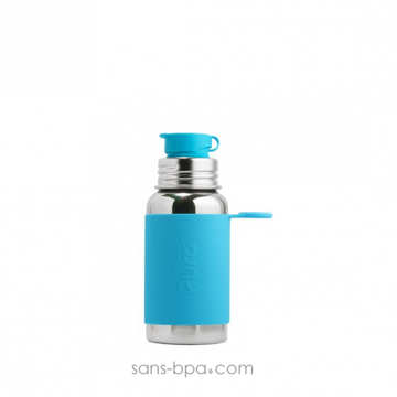 Gourde inox 550ml - Bicolor Bleu
