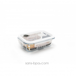 Contenant verre rectangle 400 ml