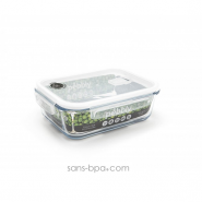 Contenant verre rectangle 1000 ml