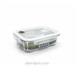 Contenant verre rectangle 1000 ml